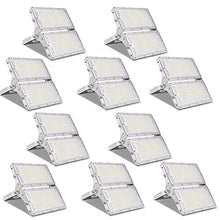 Viugreum 200W LED Flood Light, 16000LM 6000K Daylight White, Slim Outdoor Floodlight, IP66 Waterproof Security Lights, Landscape Wall Lights for Garage, Garden, Lawn, Yard, Playground（10 pcs）