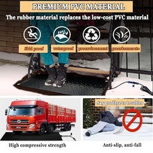 Heated snow and ice melting stair mats, outdoor heated snow and ice melting door mats, winter sidewalk heated outdoor mats, winter de-icing and ice melting products, anti-slip design(5 Pcs,25.4x120cm/