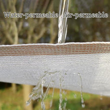 HYDBCNA White Shade Cloth for Garden, Mesh Tarp with Grommets 85% Sunblock