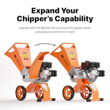 Forest Master FM8DD Petrol Wood Chipper & Mulcher - Compact Heavy-Duty 8HP Engine - Chipping Capacity Up to 3 inch* - Direct Drive, Anti-Block System - UK Designed with Expert Support