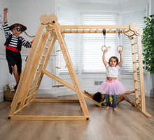 Avenlur Chestnut 8-in-1 Indoor Foldable Playset Natural Indoor