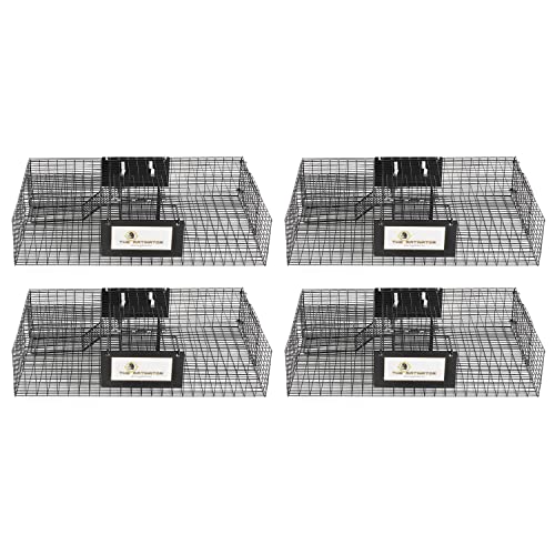 Rugged Ranch Ratinator Large Dual Door Live Rat & Mouse Trap Cage, 4-Pack