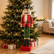 Merax 1-PC 63.4" Tall Giant Iron Nutcracker Christmas Decoration, Life Size