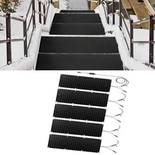 IOUYUP Electric Snow Melting Mat for Outdoor Stairs, Driveways, and Walkways - Anti-Slip, Waterproof, Snow Removal Solution(25.4x90cmx5Pcs)