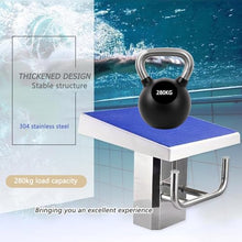 UHRLGHS Pool Diving Board Heavy Duty Jump Stand with Stainless Steel Base for Stadiums Indoor Outdoor Competition Professional Swimming Starting Platform,tandardedition