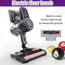PioMue Cordless Pool Table Brush Set, Electric Pool Table Cloth Cleaner, Pool Table Cloth Vacuum with Display,22kPa Suction Power for Pool Table Maintenance