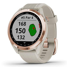 PlayBetter Garmin Approach S42 Womens Golf GPS Watch Rose Gold/Light Sand