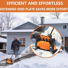 dosiwlatever 16'' Electric Snow Blower, Battery Powered Snow Shovel, Depth 6'', 33ft Throw Distance, LED Screen Power Display, Portable Hand-Push Snow Thrower