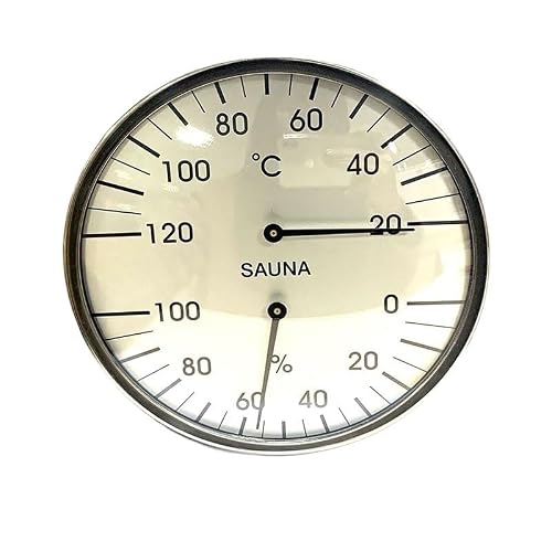 ASWRTYJO Sauna Thermometer Hygrometer Home Indoor Outdoor Measure The Temperature