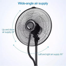 BMPAALN Misting Fan,Oscillating Misting Fan Oscillating Pedestal Fan With Mist For Home, 3 Speeds Water Mist Cooling Spray Fan, With 8H Timer And Remote Control