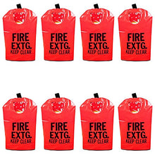 (10 Pack) 30 Lb HEAVY DUTY FIRE EXTINGUISHER COVERS With Window, Large