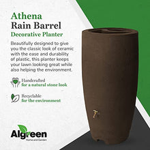 Algreen Products Rain Barrel - Athena Brownstone - 80 gal - Plastic