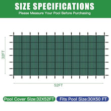 KEIKI Swimming Pool Safety Cover, Fits 30x50ft Rectangular Swimming Pools