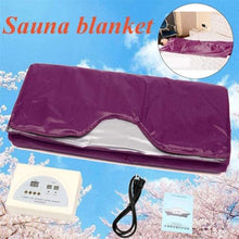 TZLGMDER Body Shaping and Weight Loss Sauna Weight Loss Blanket Digital Heating Sauna Blanket Weight Loss and Slimming Home Beauty(Silver)