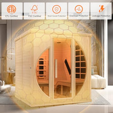 iDOTODO Far Infrared 2-Person Recliner Sauna Hemlock