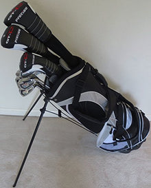 Performance 4 Golf Tall Mens Golf Set Clubs for Men 6'0"-6'6" Black White