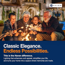 Haven Lighting Adjustable White Up LED Lights, Landscape Lighting Kit - Exterior House Lighting, Aluminum 32-Pack