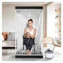 ZDGsrgWRG 4L Portable Folding Personal Steam Sauna Tent Set Remote Control