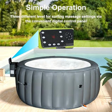 Certified PVC Spa Pool: Heated & Filtered Inflatable Swimming Pool for Courtyard Fun