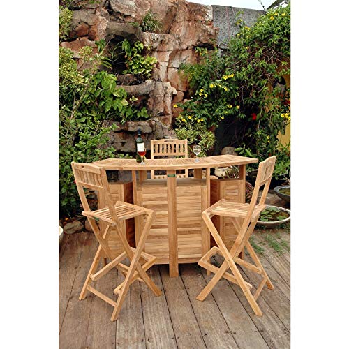 Anderson Teak Altavista 5-Piece Bar Set