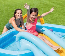 DSWMY Inflatable Pools, Large Swimming Pool with Brackets Family Above Ground Pool Can Swim Cover Floor Cloth Swimming Pool Summer Paddling Pool