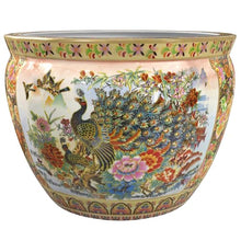 Red Lantern Large 20" Satsuma Porcelain Fishbowl Planter