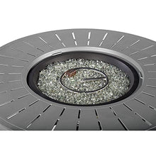 Oakland Living Round 44 in. x 44 in. Aluminum Propane Fire Pit Table with Glass Beads, Two Covers, Lid, 57,000 BTUs in Grey Finish