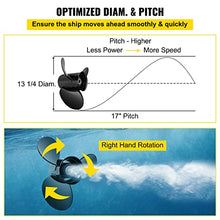 VEVOR Outboard Propeller Marine Upgrade OEM + Hydraulic Steering Kit 300HP Black