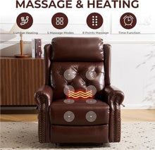 UOPYNE Power Lift Recliner with Massage & Heat, Adjustable Headrest