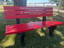 Generic Memorial Park Bench Recycled Plastic Walnut