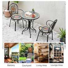 exproyzk Round Table and Chairs, Outdoor Small Coffee Table