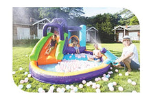 CocoNut Castles Inflatable Bouncy Slide Water Park with Cannon