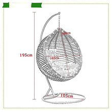 Rocking Chair Rocking Chair Home Balcony Thick Rattan Bird's nest Rattan Chair Hanging Basket Leisure Swing Chair