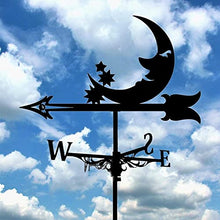 Weather Vane Metal Weathervane Retro Farm Scene Garden Stake Wind Direction Indicator Durable Garden Decorations Wind Vane (Color 5) (Color 4)
