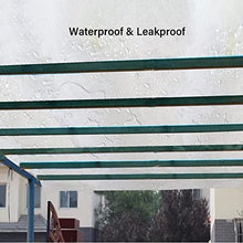 PHLEPS Clear Acrylic Plastic Sheet Polycarbonate Greenhouse Cover 1.2mm - Canopy Awning Covering - Impact Resistant - UV Resistant - Apply to Greenhouse Plants Windproof Frost Proof(1.5x15m)