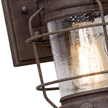 Troy Lighting Atkins 1-Light Wall Sconce | Heritage Bronze Finish | Made of Hand-Crafted Iron and Aluminum | Wet-Rated for Outdoor Use | 6.75" W x 15.5" H Profile | B5051-HBZ