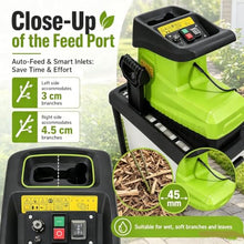 HajMyrdonyx 2800W Electric Leaf Mulcher Compost Shredder 5000r/min