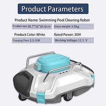 Automatic Pool Vacuum Cleaner, Cordless Robotic Swimming Pool Cleaner with Smart Navigation,Top Load Filter - Underwater Cleaner