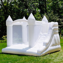 Bounceland Castle Palace Daydreamer Cloud Bounce House with Slide & Basketball Hoop Neutral