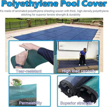 Round Pool Cover Solid Mesh Net, Green Inground Cover with Brass Hardware, 1pcs(Dia 23.5foot/7.2meters)