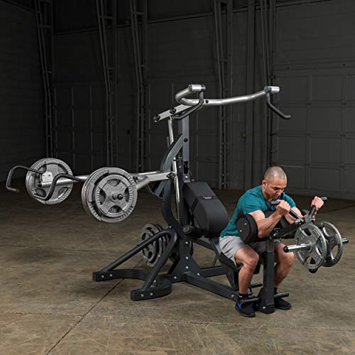 Body-Solid Free-Weight Olympic Leverage Machine Black