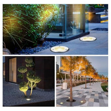 tyfuture 4 Pack Outdoor Ground Light COB Underground Light IP66 Waterproof LED Recessed Buried Lights for Yard Garden Driveway Deck Path Patio Landscape Lighting(White,30W-AC24V)