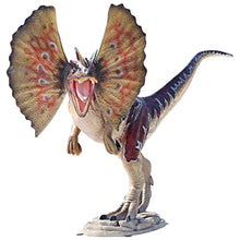 Design Toscano Jurassic-Sized Dilophosaurus Dinosaur Statue Full Color