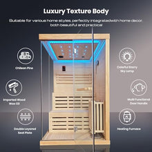 OUTEXER 2-3 Person Steam Sauna Traditional Saunas 240V 3KW Home Spa Room