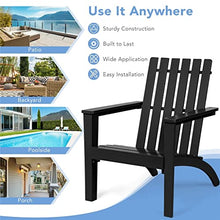 TEOYETTSF Acacia Wood Recliner Lounge Armrest Garden Deck Black