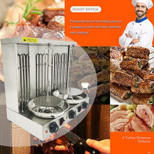 HQHAOTWU Electric Turkish barbecue machine with 3 Burners 110V 3.6KW