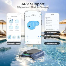 KAVANO Solar Pool Skimmer Robot, Robotic Pool Surface Cleaner with App Control, Automatic Floating Pool Skimmer for Inground and Above Ground Pools