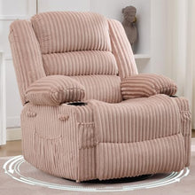 GarveeLife Swivel Rocker Recliner Chair for Adults Manual Nursery Recliner