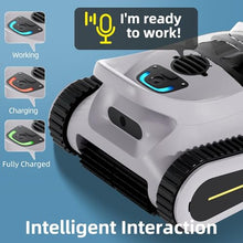 YIPOCKY Pool Vacuum for Inground Pools, Powerful Suction Pool Cleaners for Inground Pools, Cordless Robotic Pool Cleaners with Wall Climbing Function for Above Ground Pool Up to 2050 Sq.ft