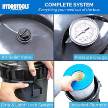 SWIMLINE Above Ground Pool Cartridge Filter & Pump, 70 SF, 1 HP, 2-Speed
